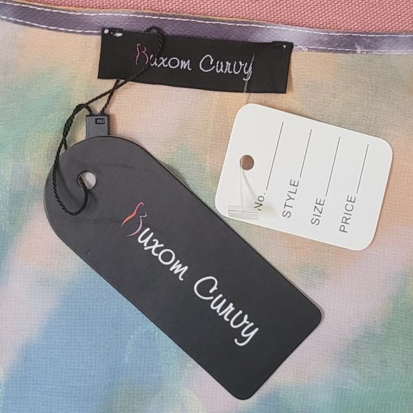 Tie Dye Cover Up with Wrist Band One Size - Picture 7 of 9